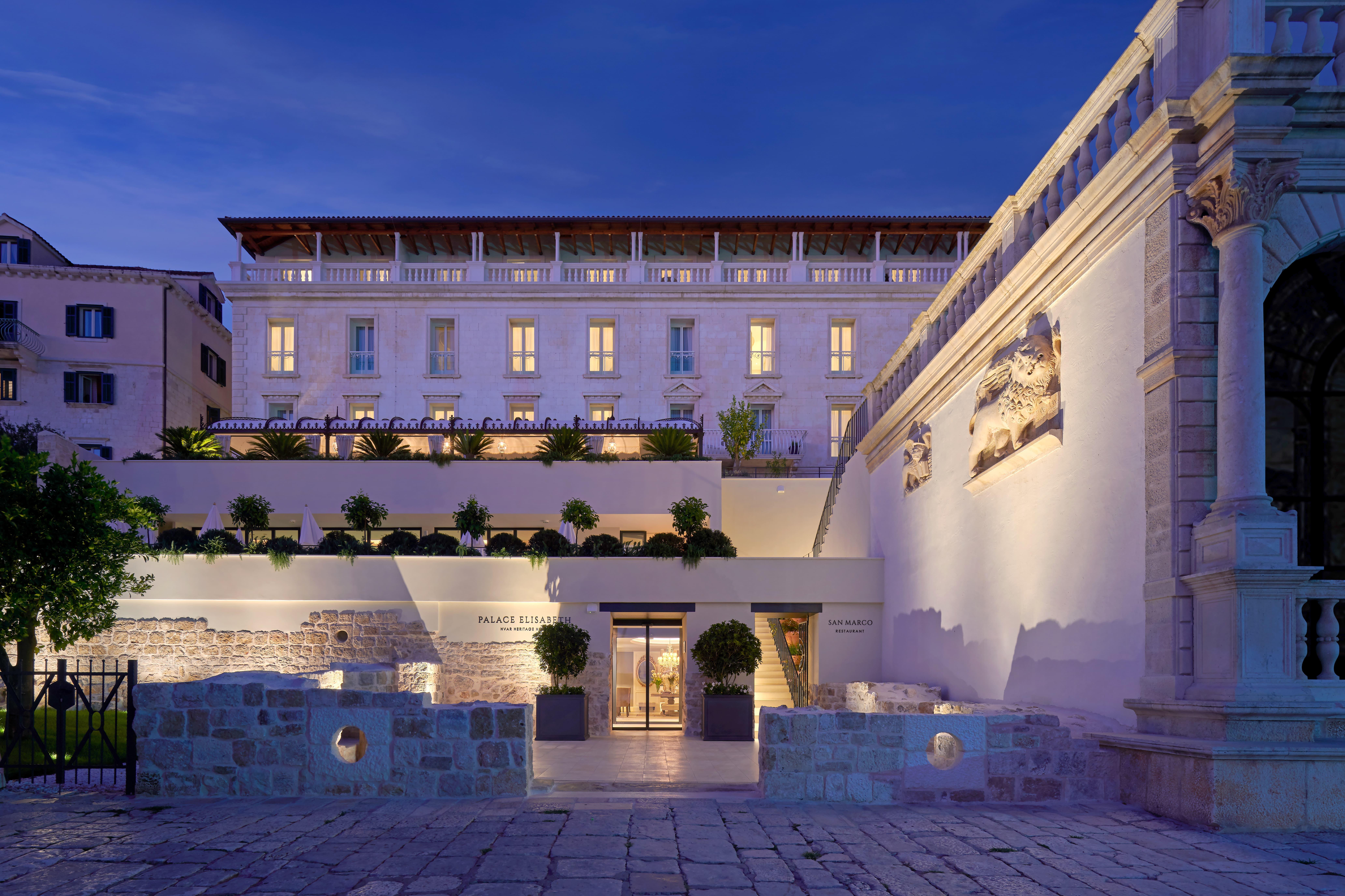 Palace Elisabeth, Hvar Heritage Hotel - The Leading Hotels Of The World Хвар Экстерьер фото